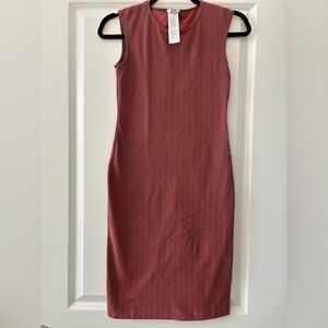 Wolford Size XS Knit Stretch Sleeveless Herringbone Dress